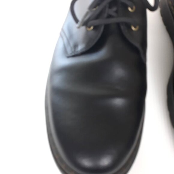 Dr. Martens Men\'s Zavala Lo Black Leather Lace-Up Oxfords 13M main image 7